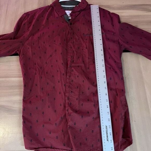 Craft and flow flower pattern button down long sleeve - Picture 4 of 5